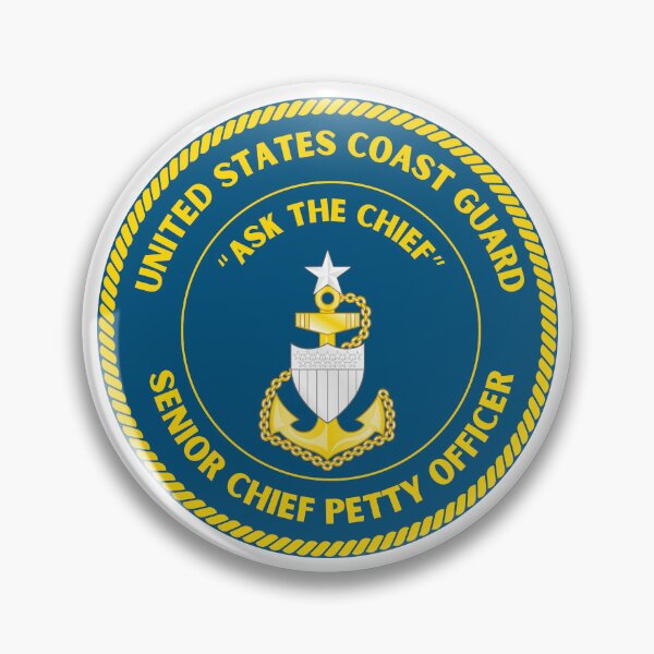 Item preview, Coast Guard Senior Chief designed and sold by Coastiecositas.