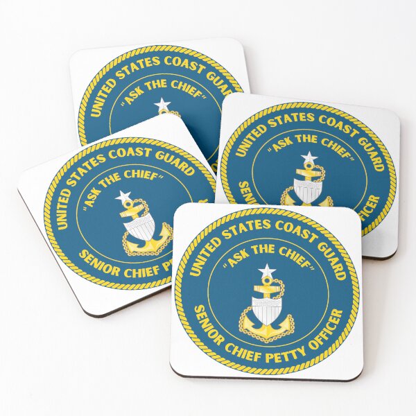 Item preview, Coast Guard Senior Chief designed and sold by Coastiecositas.
