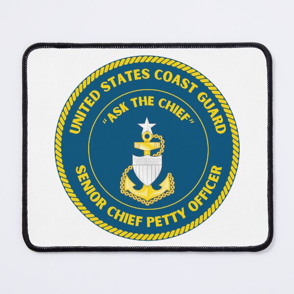 Item preview, Coast Guard Senior Chief designed and sold by Coastiecositas.