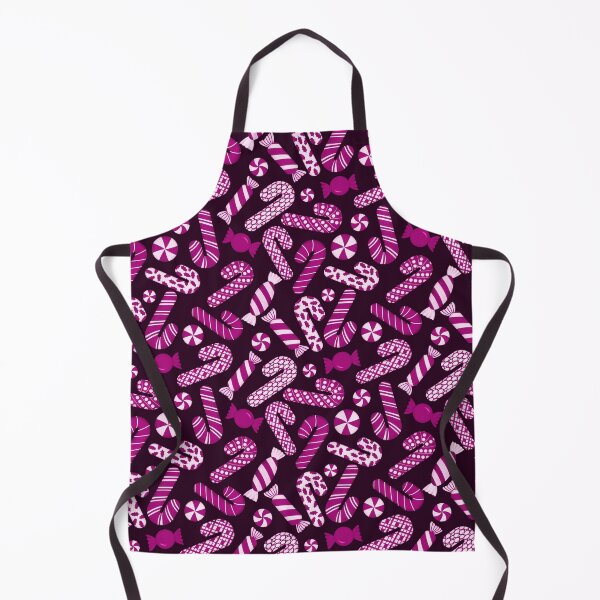 Item preview, Candies & Candy Canes Magenta Fuchsia Pink Plum Monochrome designed and sold by thecolorbirdie.