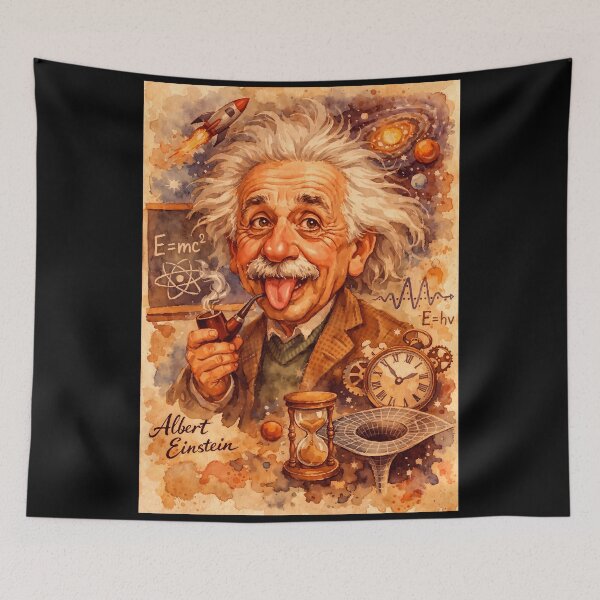 Item preview, Albert Einstein designed and sold by Sarcastic designs.