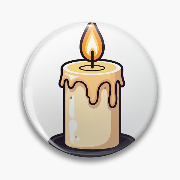 Item preview, Spooky Melting Wax Candle Illustration designed and sold by Aitne.