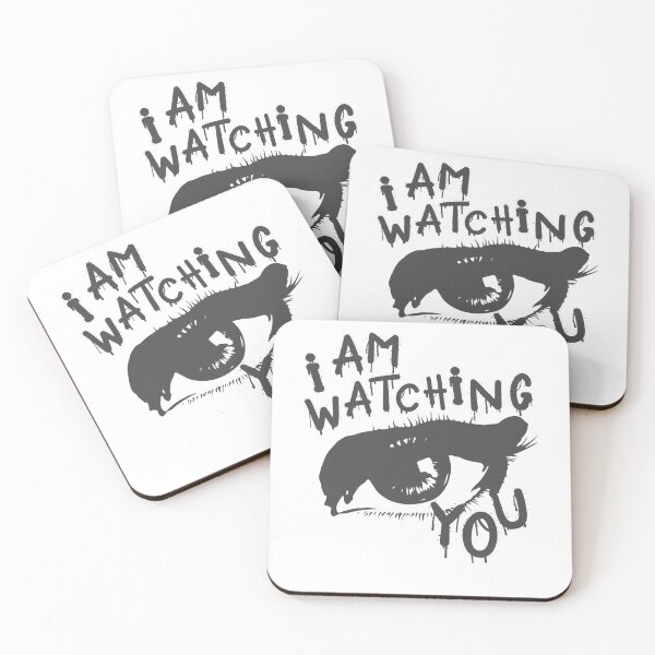 Item preview, I Am Watching You - Creepy Grunge Eye & Melting Text Aesthetic designed and sold by birleşik zevkler.