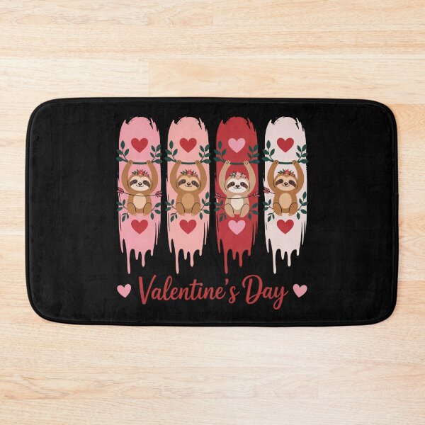 Item preview, Cute Sloth Valentine’s Day – Love Hearts Illustration designed and sold by SoftStyleStudio ⭐⭐⭐.