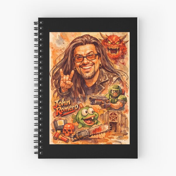 Item preview, John Romero designed and sold by Sarcastic designs.