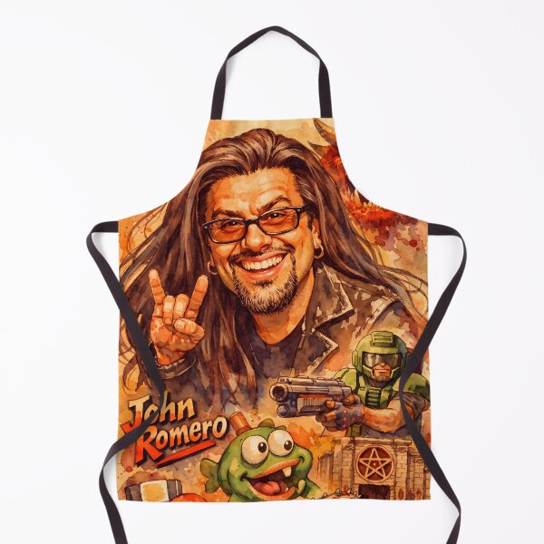 Item preview, John Romero designed and sold by Sarcastic designs.