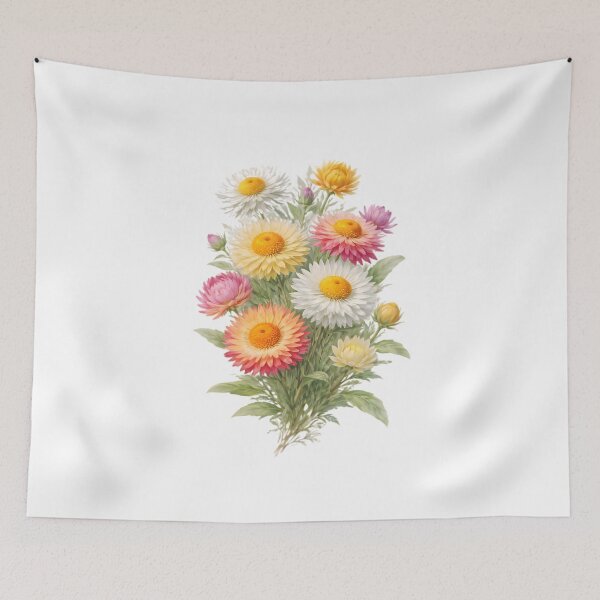 Item preview, Everlasting Daisy (Xerochrysum bracteatum) designed and sold by HOMETOWN86.