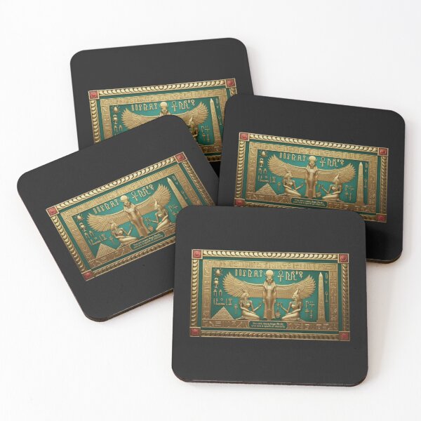 Item preview, Spark of Eternity: Golden Ancient Egyptian Goddess Art designed and sold by DesignByGeorgi.