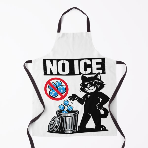 Item preview, No Ice Cat T-Shirt Funny Protest Trash Ice Cubes designed and sold by WAUZ.