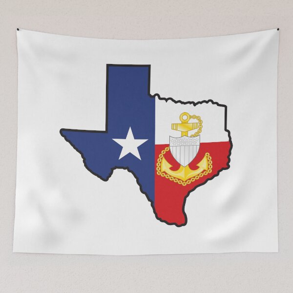 Item preview, Texas Coast Guard Chief designed and sold by Coastiecositas.