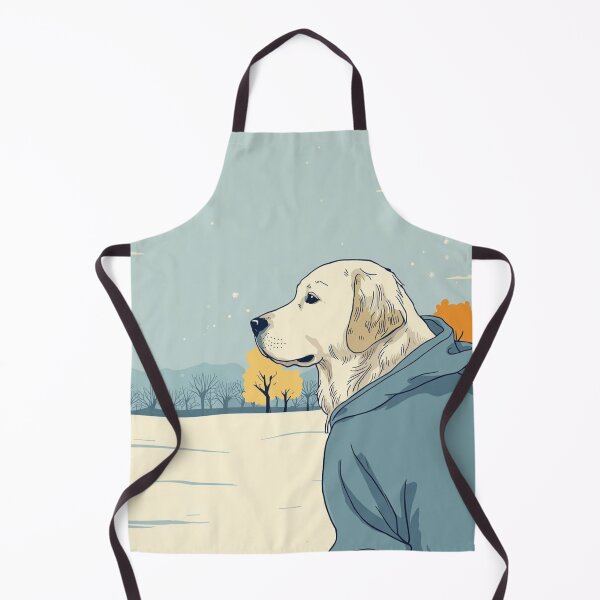 Item preview, Golden Retriever in Hoodie – Cozy Winter Dog Illustration designed and sold by Soft art for slow days.