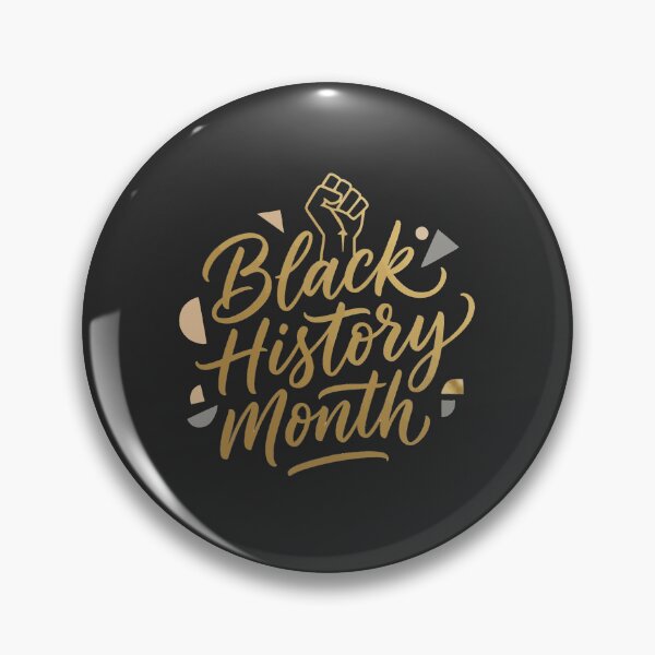 Item preview, Black History Month Typography With Raised Fist designed and sold by Oko Shop.