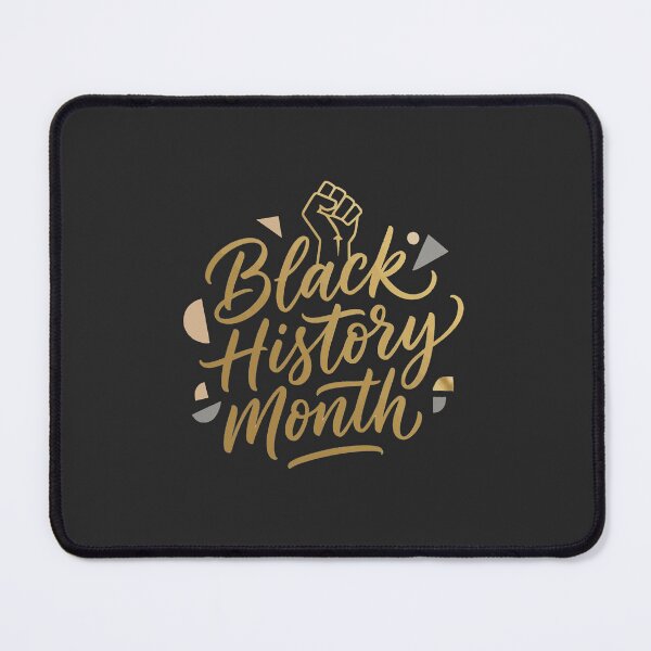 Item preview, Black History Month Typography With Raised Fist designed and sold by Oko Shop.
