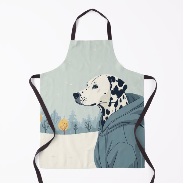 Item preview, Dalmatian in Hoodie – Modern Winter Dog Illustration designed and sold by Soft art for slow days.