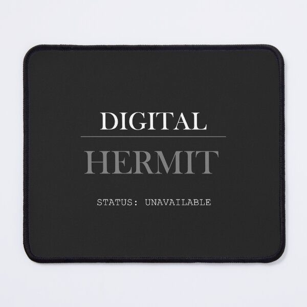Item preview, Digital Hermit Aesthetic | Offline Privacy Label designed and sold by Mikidesign1988.