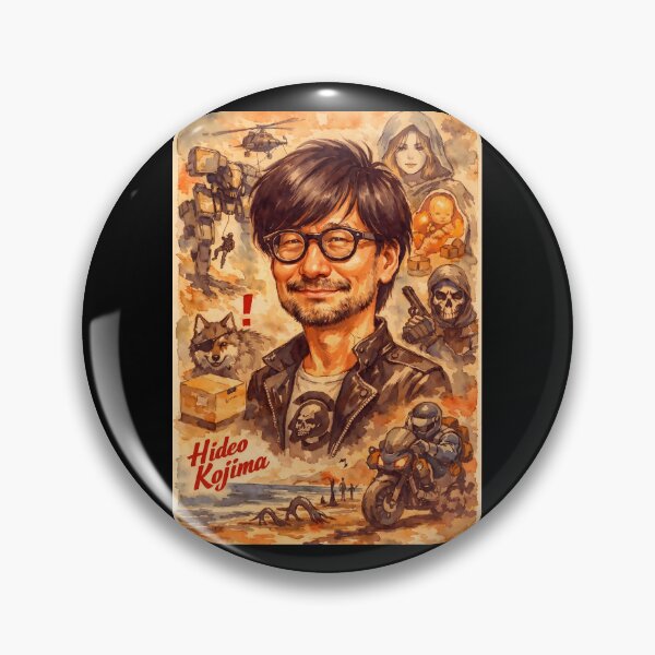 Item preview, Hideo Kojim designed and sold by Sarcastic designs.