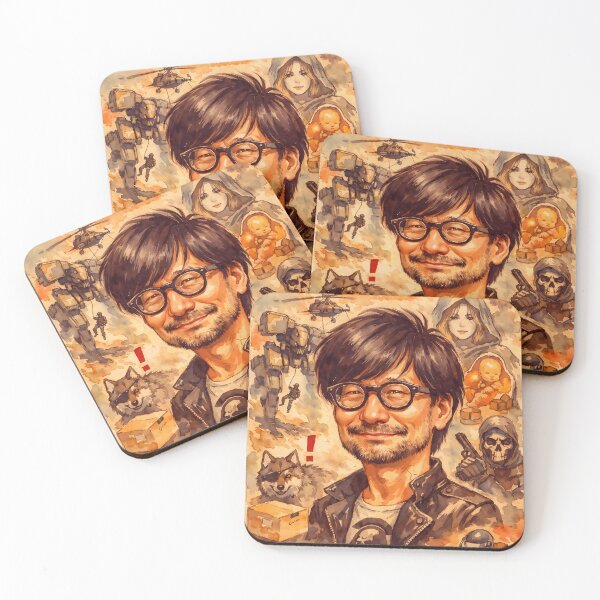Item preview, Hideo Kojim designed and sold by Sarcastic designs.
