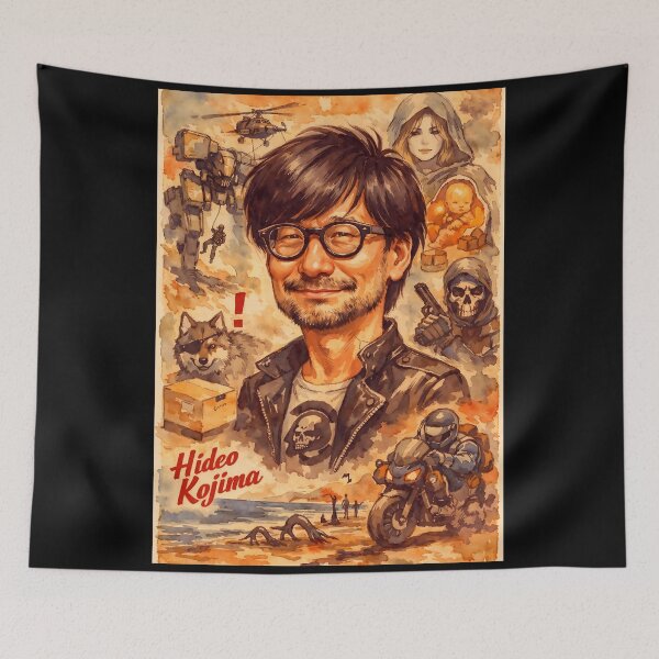 Item preview, Hideo Kojim designed and sold by Sarcastic designs.
