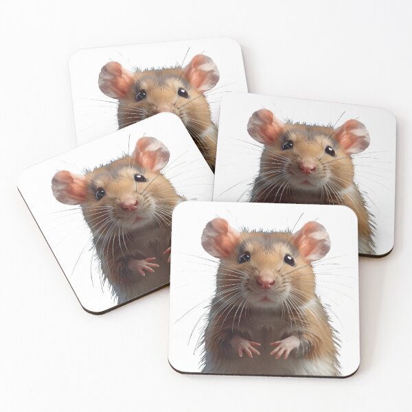 Item preview, Cute Brown Rat Cartoon Sticker designed and sold by Teewave-Ashish.
