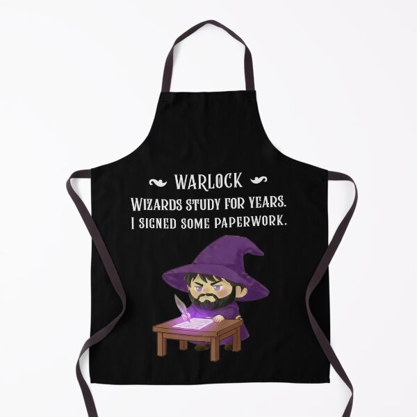 Item preview, Warlock - Wizards Study For Years. I Signed Some Paperwork. Pact Patron designed and sold by Sword In The Sand.
