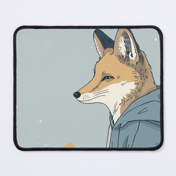 Item preview, Fox in Hoodie – Calm Winter Animal Illustration designed and sold by Soft art for slow days.