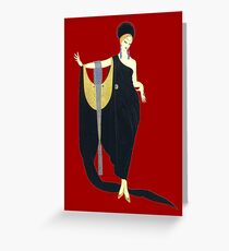 Erte Greeting Card