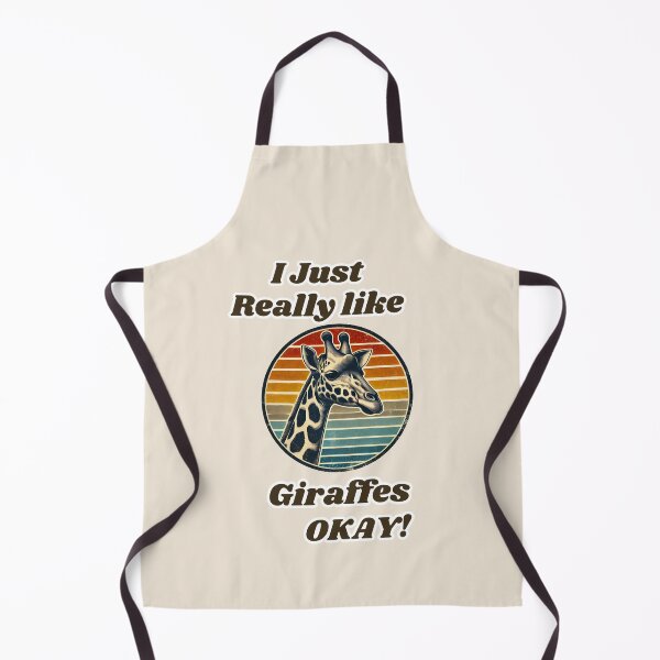 Item preview, I Just Really Like Giraffes OKAY Funny retro Giraffe Lover Gift designed and sold by TheScruffyGoose.