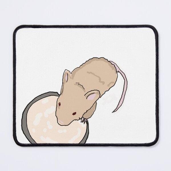 Item preview, Albino mouse drinking milk xx designed and sold by MysticRacoon6.