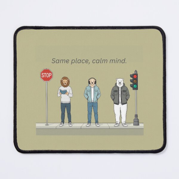 Item preview, Same Place, Calm Mind | Urban Stillness designed and sold by Soft art for slow days.