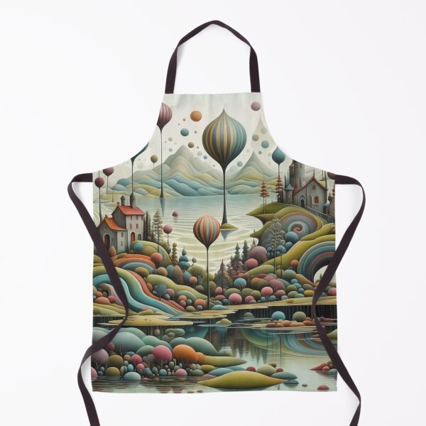 Item preview, Whimsical Reflections in a Colorful Landscape designed and sold by Beyond The Canvas.