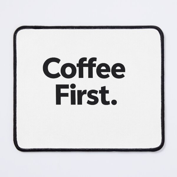 Item preview, Coffee First – Minimalist Coffee Lover Typography Design designed and sold by tplinkstudio.