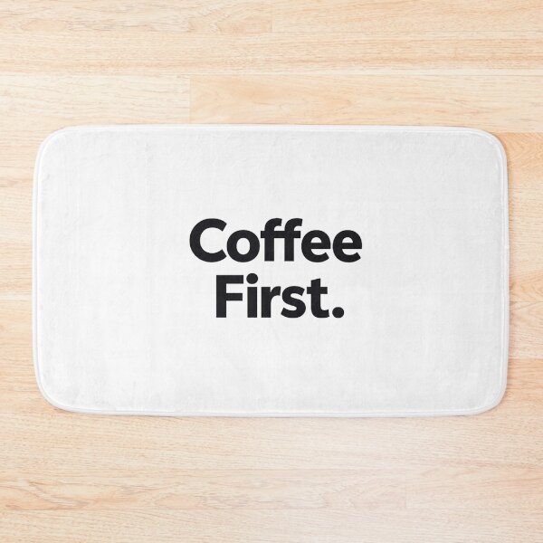 Item preview, Coffee First – Minimalist Coffee Lover Typography Design designed and sold by tplinkstudio.