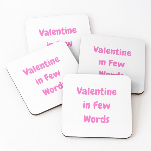 Item preview, Valentine in Few Words designed and sold by NSOART.