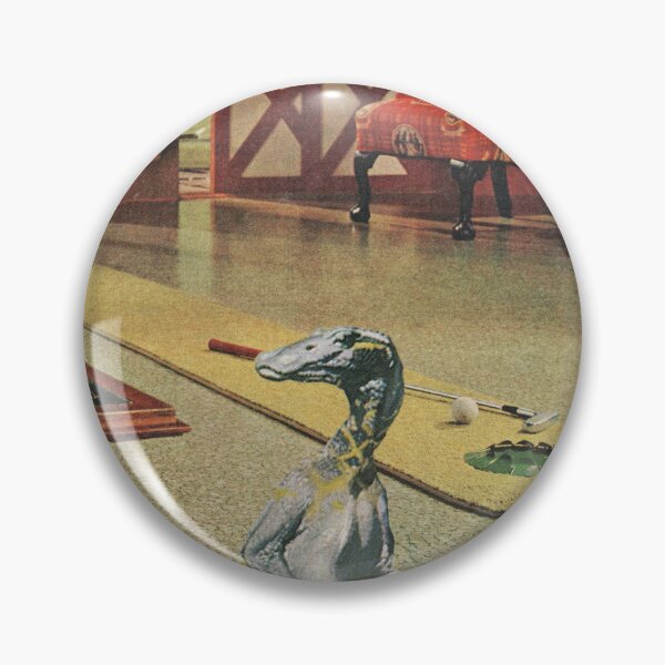 Item preview, A Distinguished Guest - Mini Putt Living Room Party - Prehistoric Kitsch designed and sold by The Sticker Bureau.