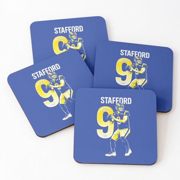 Item preview, Matthew Stafford Los Angeles #9 Football Art designed and sold by TheArtOfCar.
