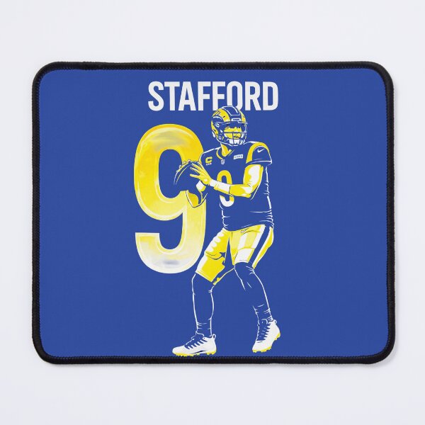 Item preview, Matthew Stafford Los Angeles #9 Football Art designed and sold by TheArtOfCar.