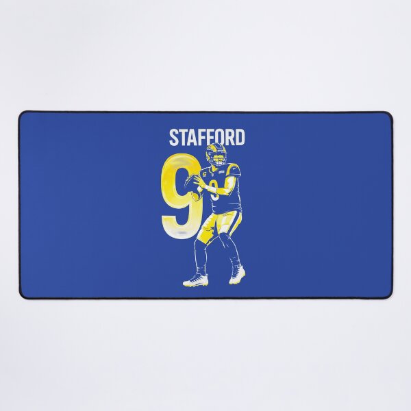 Item preview, Matthew Stafford Los Angeles #9 Football Art designed and sold by TheArtOfCar.