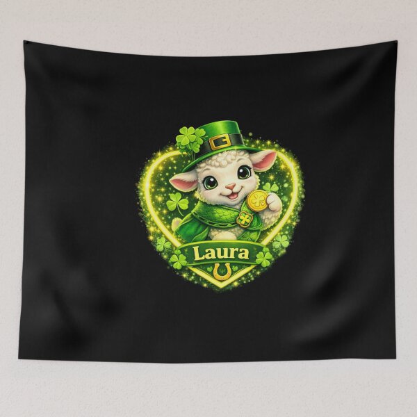 Item preview, Laura the Lucky Lamb – Clover Coin Cutie designed and sold by MACodDesigns.