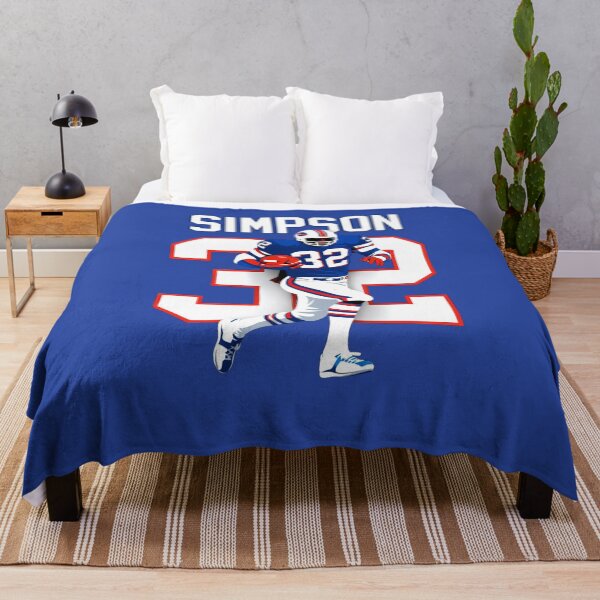 Item preview, O.J. Simpson Buffalo #32 Retro Football Art designed and sold by TheArtOfCar.