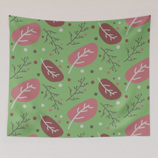 Item preview, Leaves and Branches Seamless Botanical Pattern designed and sold by DesignsVault.