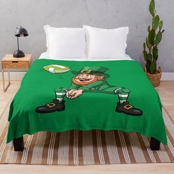 Item preview, Leprechaun Volleyball Green St Patricks Day Sport designed and sold by OlakunleOloroz.