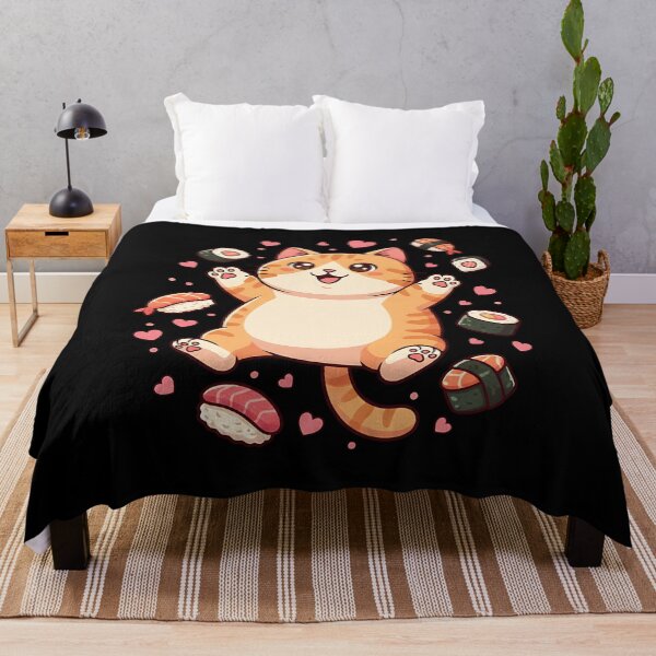 Item preview, Cute Kawaii Sushi Cat Valentine Japanese Food Lover designed and sold by Dear-Blue.