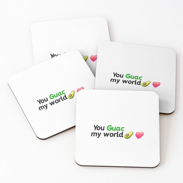 Item preview, You Guac My World  Cute Avocado Pun designed and sold by iMichaellD.