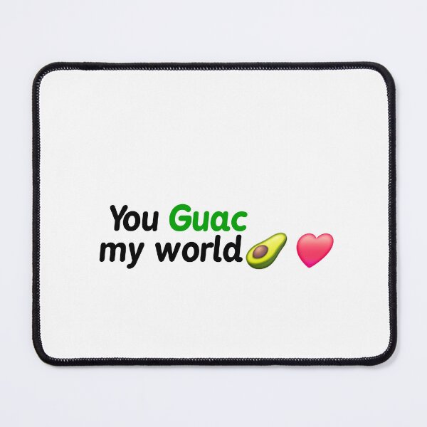 Item preview, You Guac My World Cute Avocado Pun designed and sold by iMichaellD.