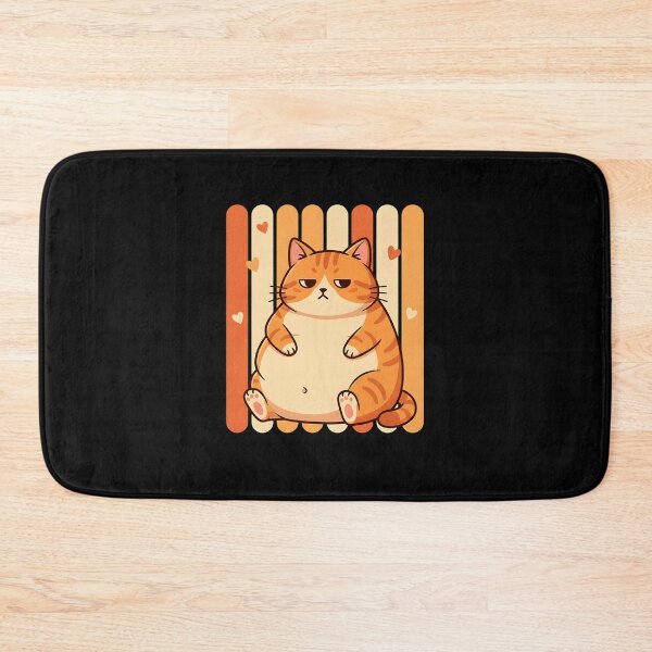 Item preview, Cute Lazy Fat Cat Valentine Funny Kawaii  designed and sold by Dear-Blue.