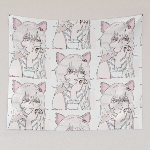 Item preview, Rose themed cat girl design xx designed and sold by MysticRacoon6.