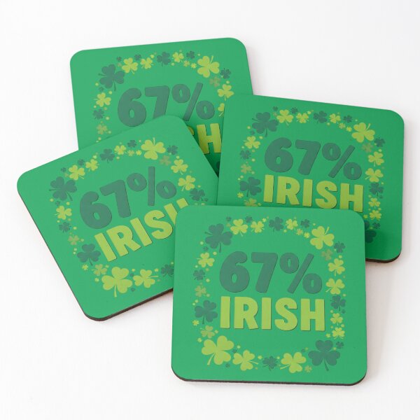 Item preview, St Patricks Day 6 7 Funny 67 Percent Irish designed and sold by OlakunleOloroz.