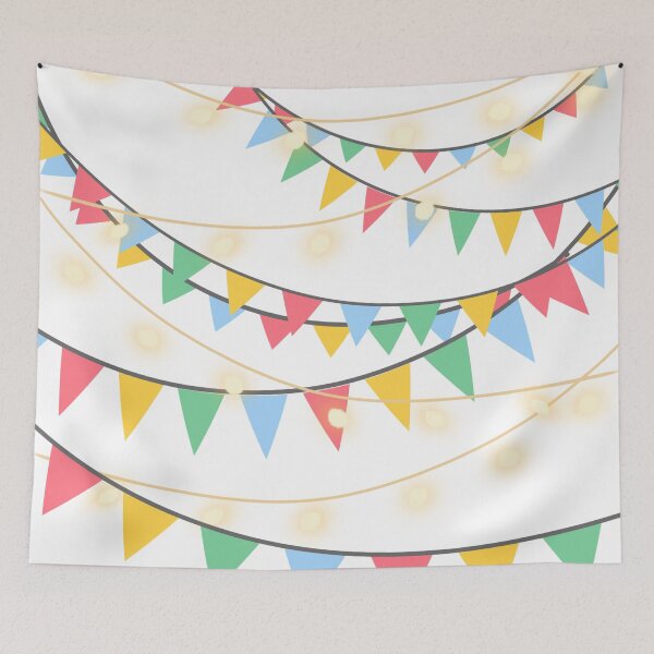 Item preview, Fairy Lights and Bunting Party designed and sold by AnimaliaStar.