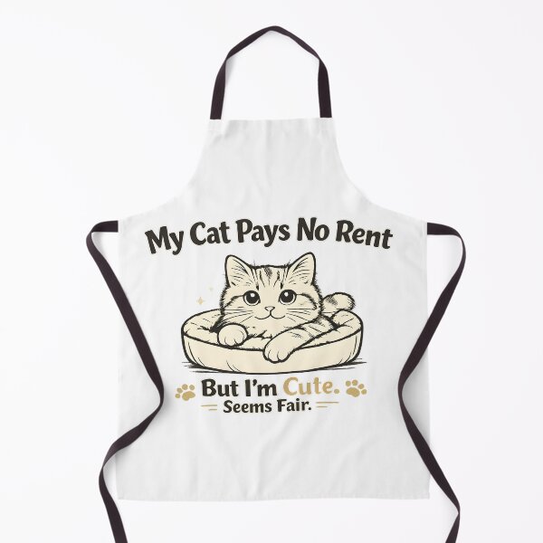 Item preview, My Cat Pays No Rent. But I’m Cute. Seems Fair.” designed and sold by BettaPress.
