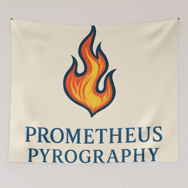 Item preview, Prometheus Pyrography Fire & Title designed and sold by Prometheus_Pyrography / AK_INSTINCT.